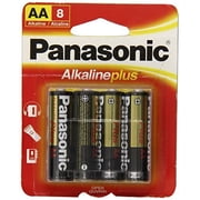 Panasonic PNBAM3-8BX AA Cell Alkaline Battery 8-Pk