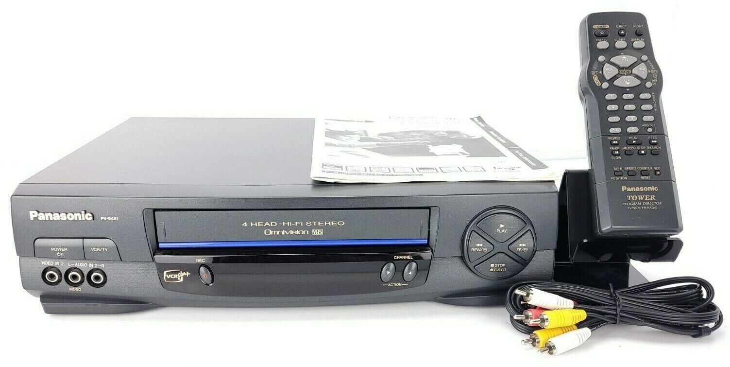 Panasonic PV9451 (Used) HiFi VCR with VCR Plus+ Comes with Remote