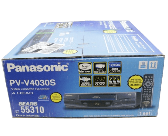 Panasonic PV-V4030S 4-Head Omnivision Blue Line VCR - Walmart.com