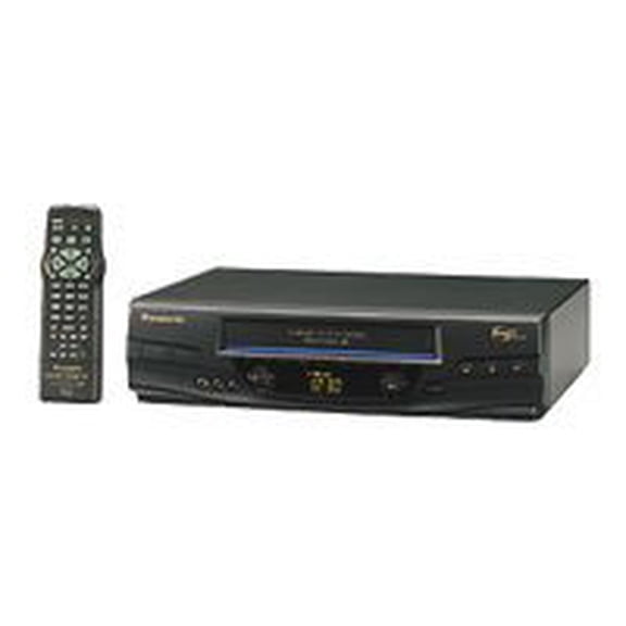 Restored Panasonic PV-V4520 Stereo VHS VCR Recorder Player - w/ Original Remote, A/V Cables, & Manual