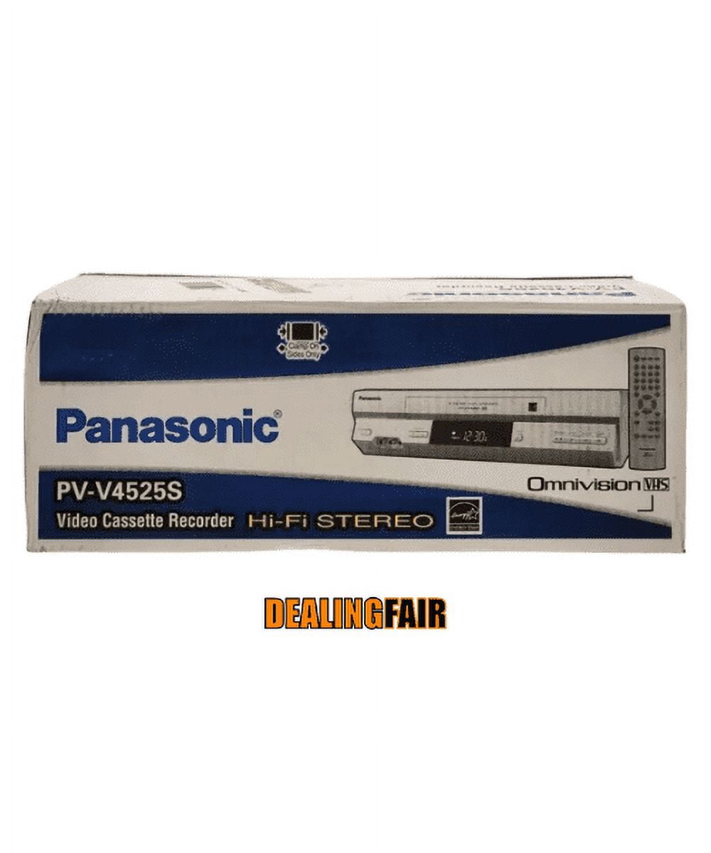 Panasonic PV-V4525S 4-Head VCR Silver (New)