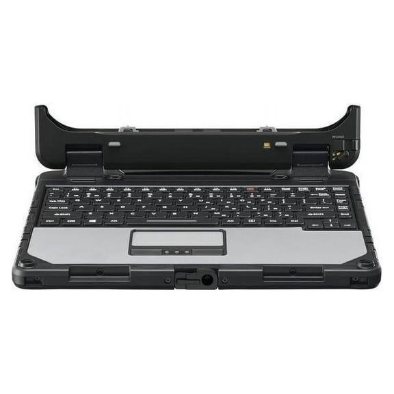 Panasonic Premium Keyboard - 87 Key - English (US) - Notebook, Tablet, Vehicle Dock, Docking Station - TouchPad - PC - Black, Silver