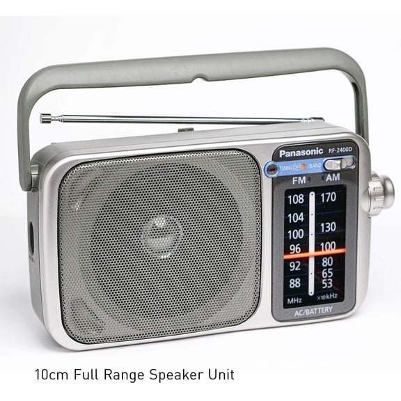 Panasonic RF-2400 AM/FM AC/DC Portable Radio