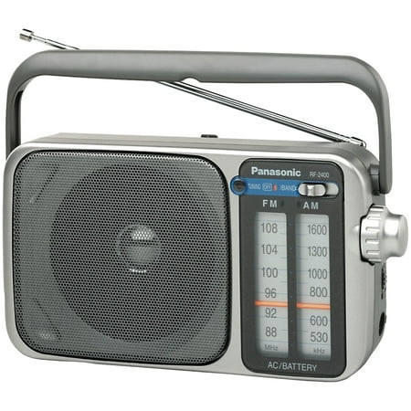 Panasonic - Portable Digital AM/FM Radio - Silver