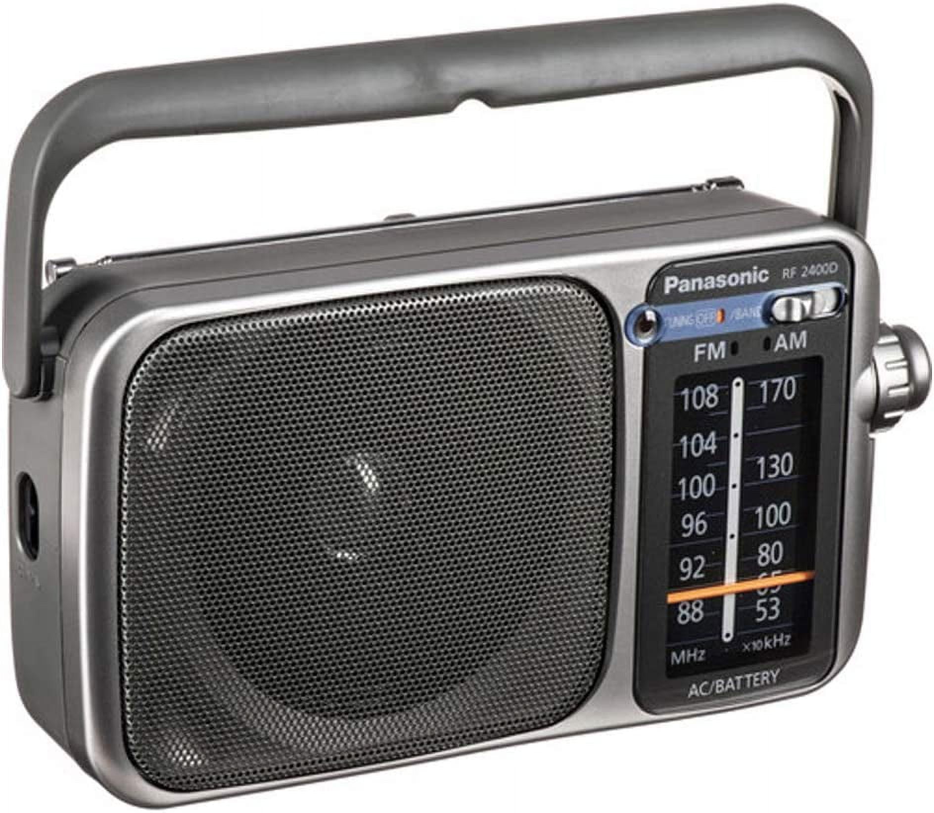 Radio PANASONIC RF2400 Analogique, tuner 2 fréquences FM/AM