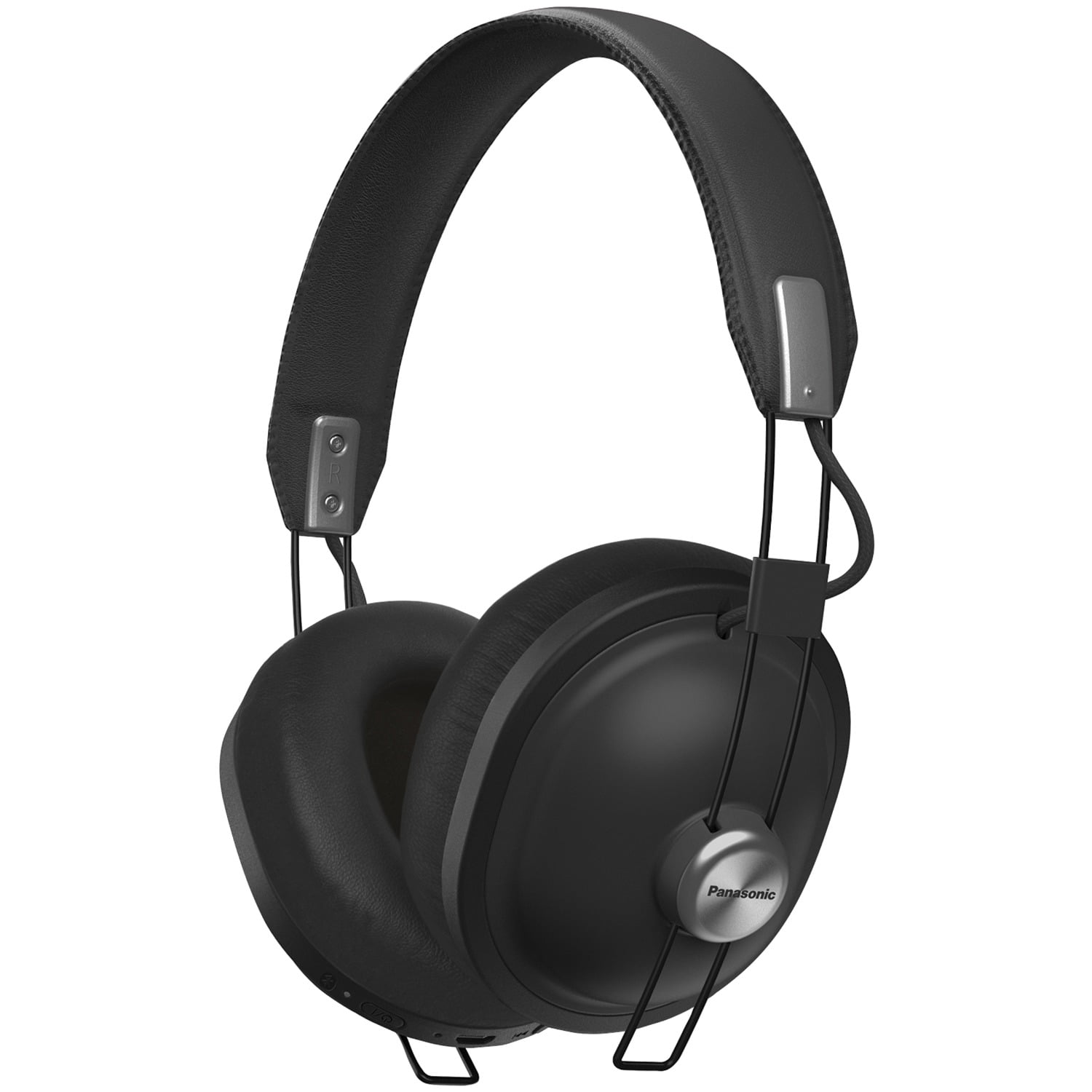 Panasonic RP-HTX80B-K Retro Bluetooth Over-Ear Headphones (Matte Black)