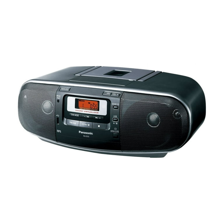 専門店では Panasonic Boombox Radio FM Player, Cassette Tape CD RX-D55 ラジオ・コンポ