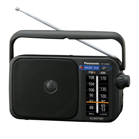 Panasonic - Portable Digital AM/FM Radio - Black