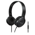 thumbnail image 1 of Panasonic Rp-hf100m-k Panasonic Lightweight On-ear Headphones With Microphone (black), 1 of 7