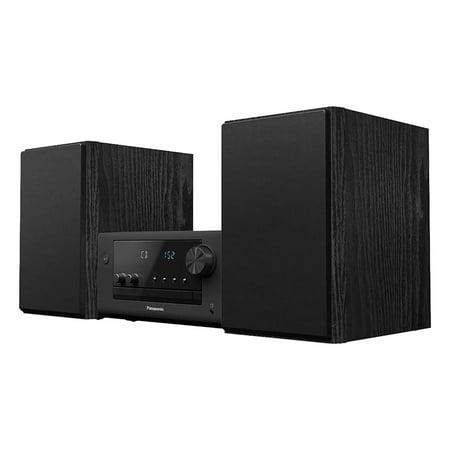 Panasonic - Stereo System with CD, Bluetooth and Radio, 80W - Black