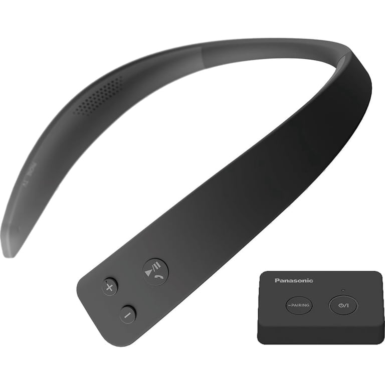 本日のみ1,000円下げ Panasonic SC-WN10-K ネックスピーカ Panasonic WN10 Wireless Wearable TV Neck Speaker, Bluetooth, Built