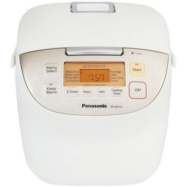 Panasonic SRMS103 FuzzyLogic Rice Cooker W/ Controlled