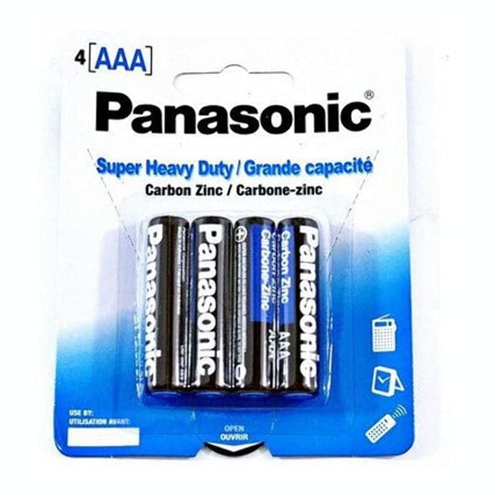Panasonic Super Heavy Duty UM-4NPA - Battery 4 x AAA