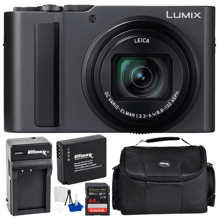 Panasonic TZ300/ZS300 Digital Camera (Silver) with Accessory Bundle
