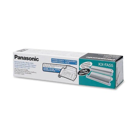 Remanufactured Panasonic Black Ribbon Cartridge - Black - Thermal Transfer - 300 Page - 2 / Box