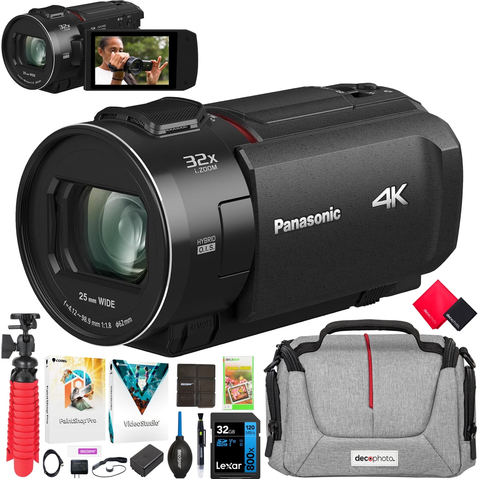 Panasonic VX3 HC-VX3 4K UHD Video Camera Camcorder with 24x