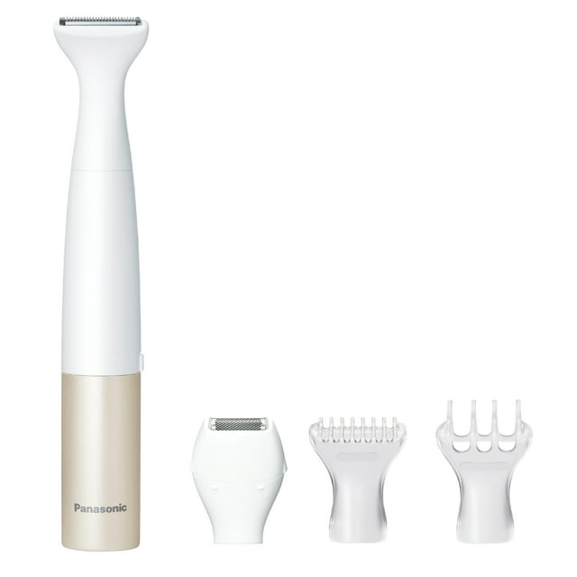 Panasonic Wet/Dry Bikini Trimmer & Shaver for Women with 4 Attachments