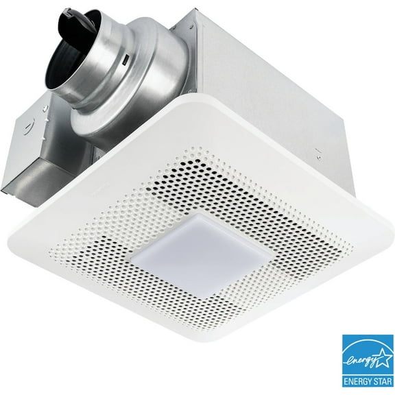Panasonic Whisper Choice 80/110 CFM Auto Bath Exhaust Fan with LED Light - Single Pack