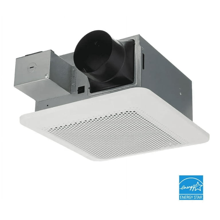 WhisperRemodel DC Pick-A-Flow 80/110 CFM Ceiling Bathroom Exhaust Fan with Humidity Sensor WhisperRemodel DC Pick-A-Flow 80/110 CFM Ceiling Bathroom Exhaust Fan with Humidity Sensor