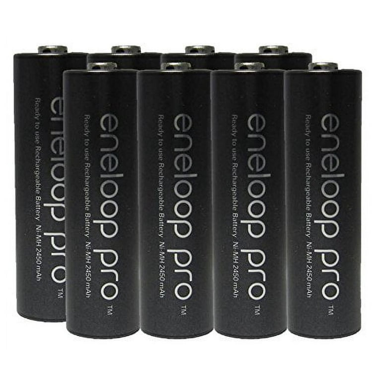 Panasonic eneloop Pro Rechargeable AA Ni-MH Batteries with Charger  (2550mAh, 4-Pack)
