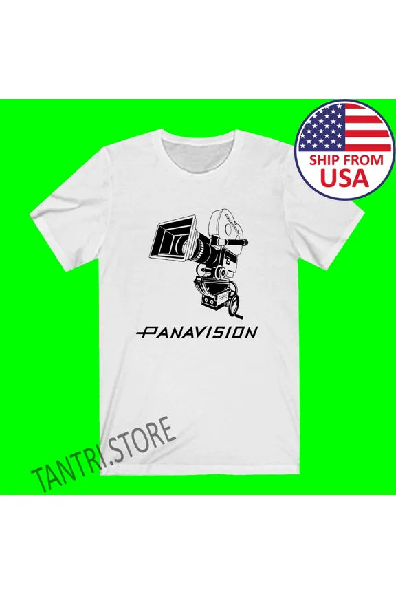 Panavision Men's White T-Shirt Size S to 3XL