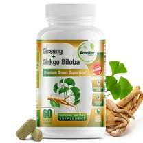 Panax Ginseng and Ginkgo Biloba Cognitive Support (1 Bottle)