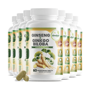 Panax Ginseng and Ginkgo Biloba Cognitive Support 12 Bottles