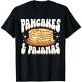 thumbnail image 1 of Pancake And Pajamas Brunch Breakfast Pancake Slumber Party T-Shirt men and women can wear, black, white, gifts, 1 of 4