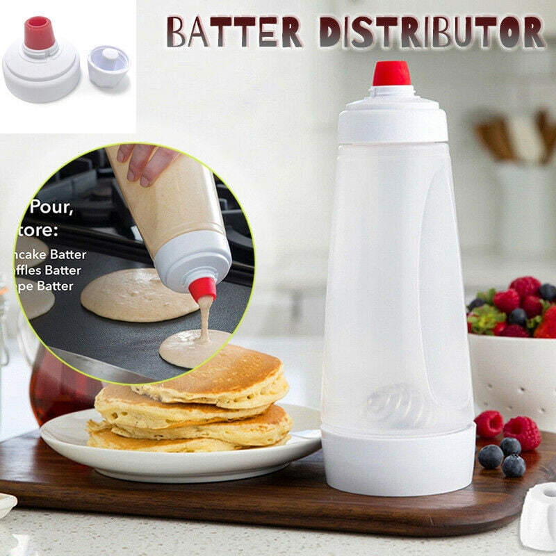 Pancake Batter Dispenser And Mixer Whisk Batter Bottle Squeeze Kitchen Walmart