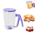 thumbnail image 1 of Pancake Batter Dispenser Bottle, 32 Oz Batter Dispenser with Squeeze Handle for Cupcakes,Controlled Pour Design,Measured Bottle for Pancakes, Waffles & Cupcakes, Easy-Rinse Kitchen Tool for Breakfast, 1 of 7