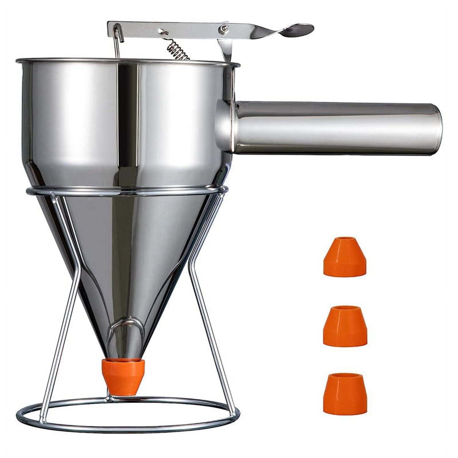 Pancake Batter Dispenser, Multi Stainless Steel Funnel Cake Dispenser
