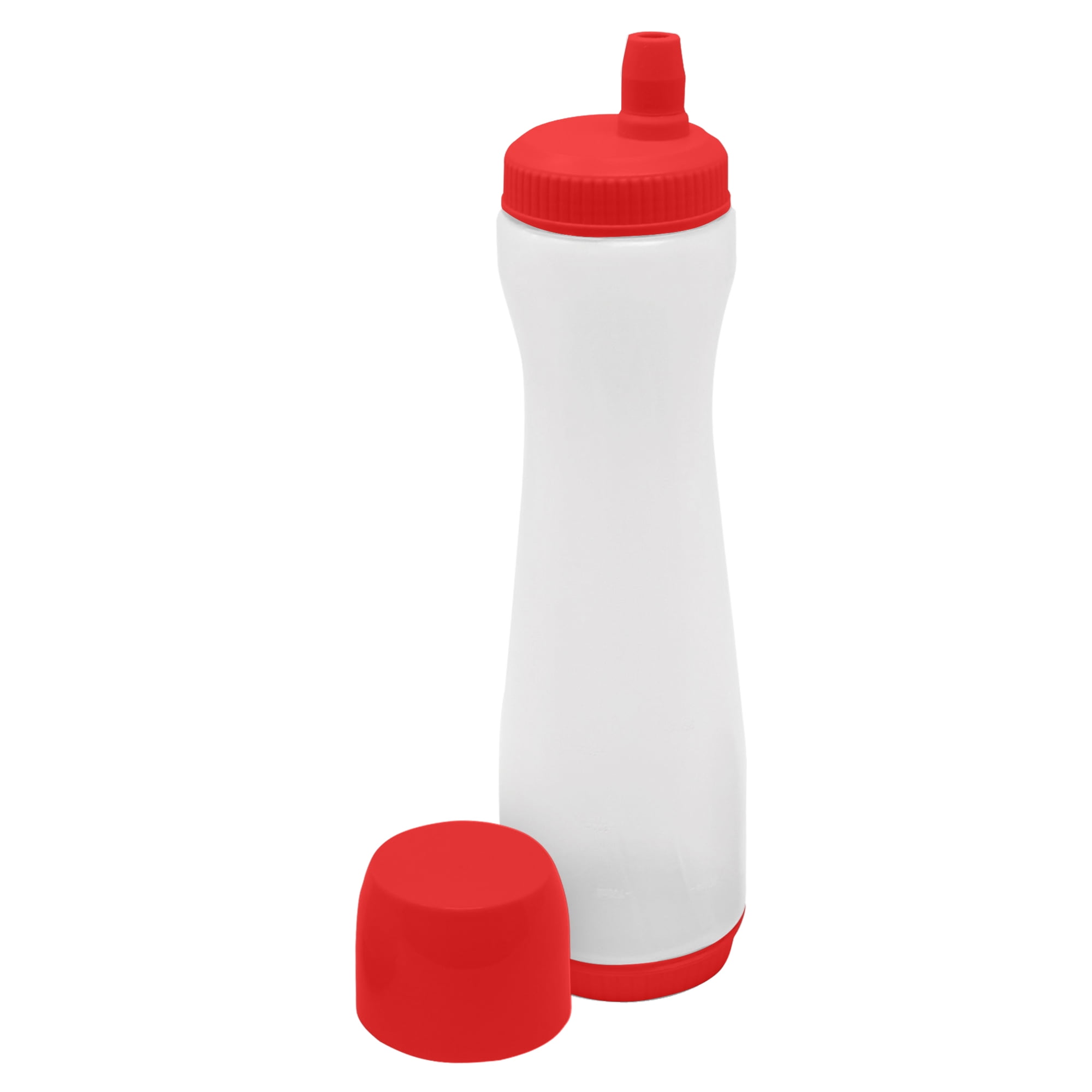 Tovolo Flow Pen 2.0 with Removable Cap 3-Cup Capacity Dispenser, Easy-Squeeze Batter Bottle for Pancake Art, Cayenne
