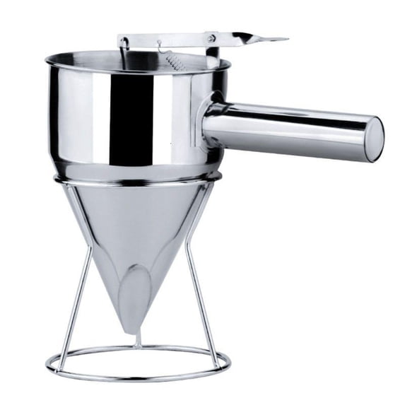Pancake Batter Dispenser with Handle and Frame Rack Cupcake Batter Maker Funnel