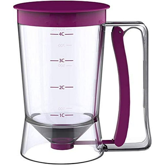 Pancake Cupcake Batter Dispenser - Perfect Baking Tool for Cupcakes Waffles, Muffin Mix, Crepes, Cake or Any Baked Goods
