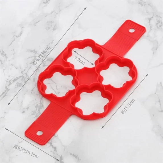 Pancake Egg Ring Maker Nonstick Cooking Tool Round Heart Pancake Maker Egg Cooker Pan Flip Eggs Mold Kitchen Baking Accessories
