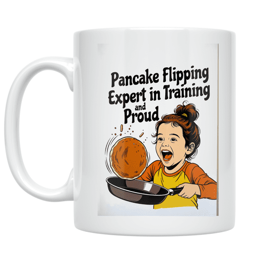 Pancake Flipping Expert in Training - Young Chef - 11 oz Ceramic Coffee Mug
