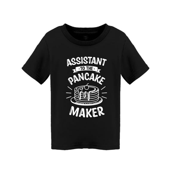 Pancake Maker Assistant T-Shirt Toddler -Smartprints Designs, 2 Toddler