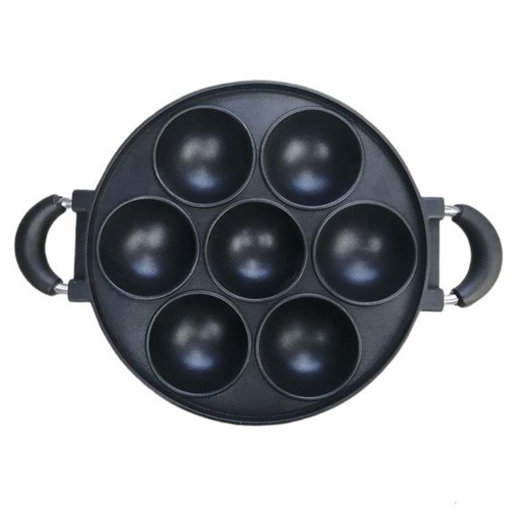 Pancake Maker Eggs Ring Molds Non-stick Cooking Tools Round 7 holes Cheese Eggs Cooker Pans Flip Eggs Molds Baking Tools