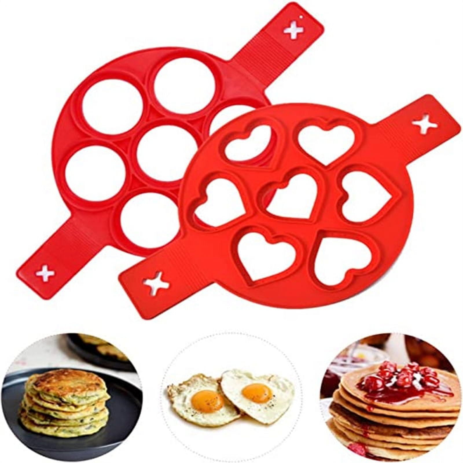 Dropship Silicone 7 Holes Fried Egg Mold Pancake Maker Mold Forms Non-Stick  Easy Omelette Mold Kitchen Accessories to Sell Online at a Lower Price