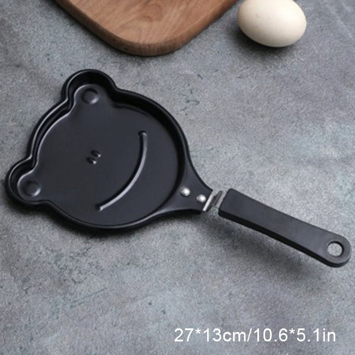 DAYOOH 5TK6JNQ Pancake Maker Pan - Griddle Pancake Pan Molds for Kids Nonstick  Pancake Griddle Crepe Pan with 7 Animal Shapes - Black