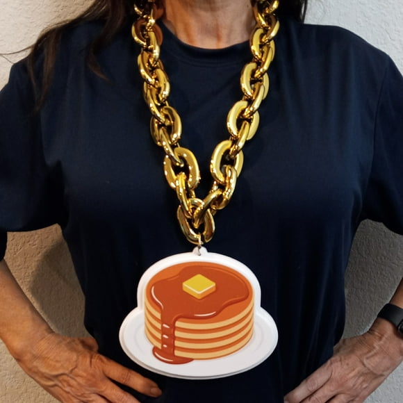 Pancake O-Line Block Fan Spirit Chain, 3D Big Turnover Chain
