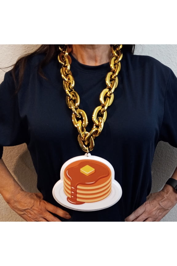 Pancake O-Line Block Fan Spirit Chain, 3D Big Turnover Chain