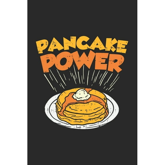 Pancake Power: 120 Pages I 6x9 I Graph Paper 4x4 (Paperback)