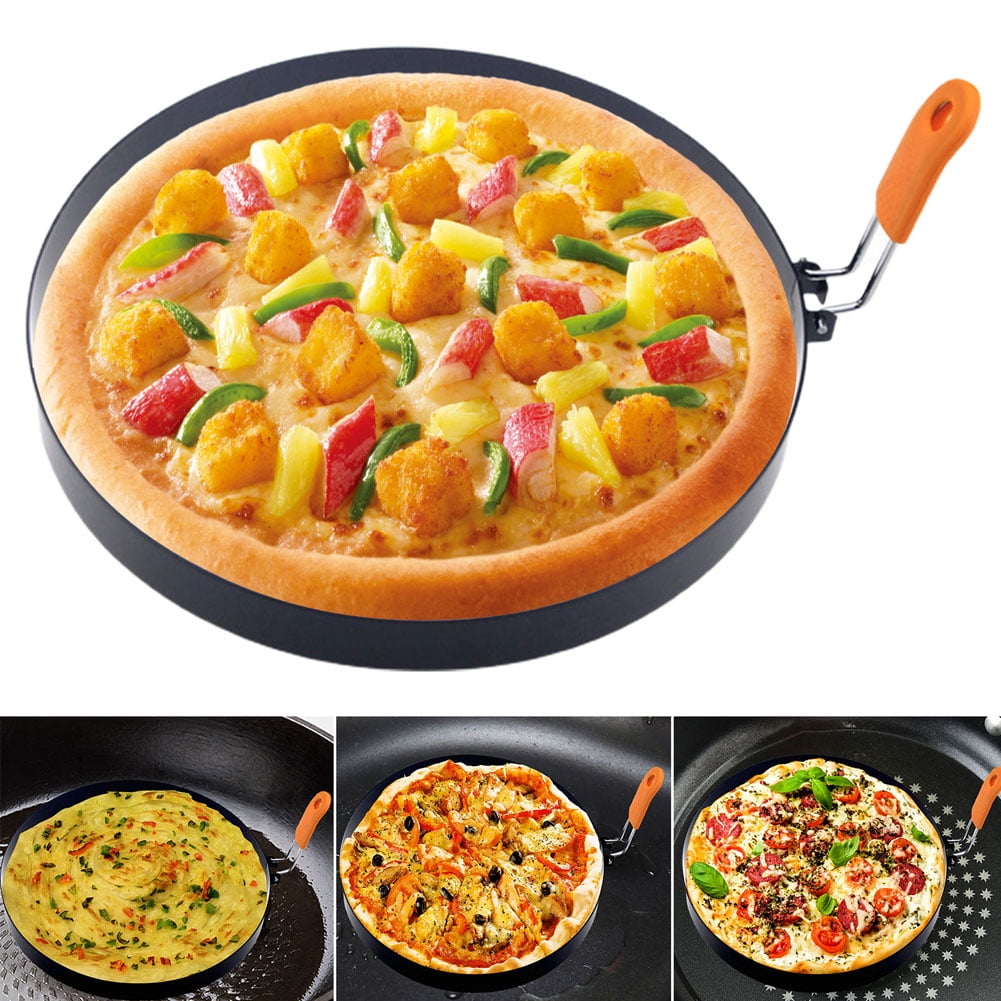 Pancake Ring Stainless Steel Omelet Ring with Silicone Insulated Handle