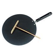 Pancake Round Griddle Nonstick Holder Flat Pan Flat Tava Griddle Portable for Home