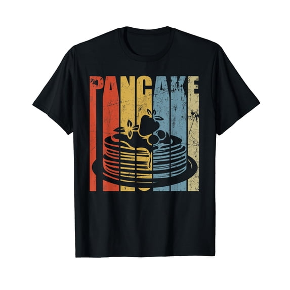 Pancake Shirt Vintage Style Funny Tee For Pancake Lovers