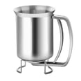 thumbnail image 1 of Pancakes Batter Dispenser Stainless Steel Funnel Cake Tool 680ML for Cupcakes Waffles and Cakes with Adjustable Flows, 1 of 10