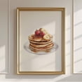 thumbnail image 1 of Pancakes Kitchen Art Pastry Breakfast Food Retro Kitchen Poster, Unframed Canvas 16x20in, 1 of 4