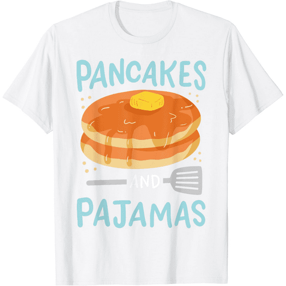 Pancakes Pajamas Men's T-Shirt 100% Cotton