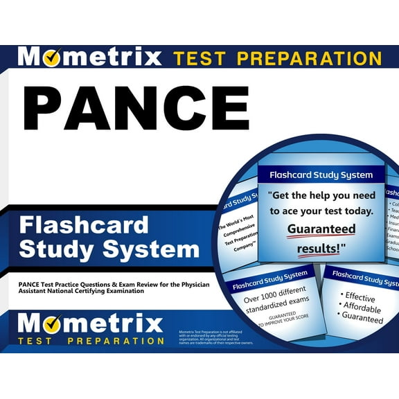 Pance Flashcard Study System : Pance Test Practice Questions & Exam Review for the Physician Assistant National Certifying Examination (Cards)